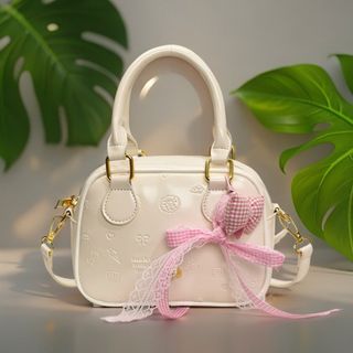 TÚI XÁCH MINI 3 MÀU KÈM NƠ TREO XINH HẾT NẤC W738 - WINNIE HOUSE