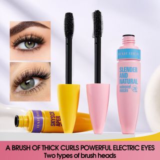 Mascara chống nước HAICUIER 12g – Làm dày và cong mi tự nhiên, 2 đầu cọ tiện dụng