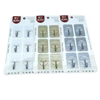 VỈ 6 MÓC DÁN TƯỜNG CHỊU LỰC