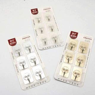 VỈ 6 MÓC DÁN TƯỜNG CHỊU LỰC