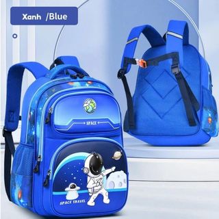 BALO TIỂU HỌC HOẠT HÌNH 3D MẪU MỚI, CHỐNG NƯỚC, BẢO VỆ CỘT SỐNG CHO BÉ WH806 - WINNIE HOUSE
