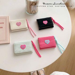 Ví ngắn gấp 3 CANDY GIRL (mix màu)