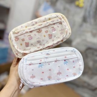 Túi đựng bút capybara cá sấu lulu-mã mới