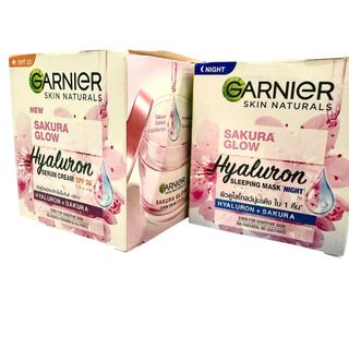 Kem ngày - kem đêm Garnier hoa anh đào 50ml