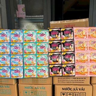 Nước Xả Vải Silky (Thùng 30 Dây x 10 Gói)