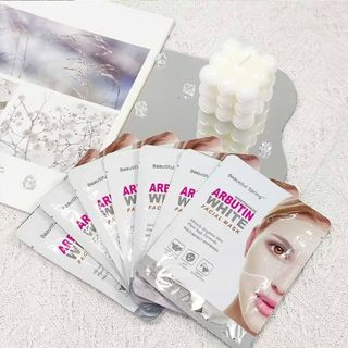 Mặt Nạ Arbutin White Beautiful Spring 25ml – Dưỡng Trắng Da, Cấp Ẩm, Làm Mịn Sáng Da