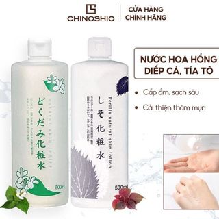 Nước Hoa Hồng Chiết Xuất Diếp Cá, Tía Tô Chinoshio Natural Skin Lotion