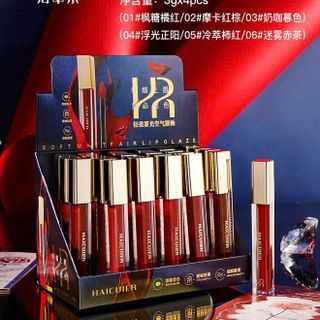 Son Kem Lì HAICUIER HC9048 Bộ 4 Màu Son Khí Tươi Mịn – Lì Nhẹ Lên Màu Chuẩn Lâu Trôi