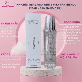 Tinh Chất Dưỡng Trắng Bergamo White Vita Panthenol Premium 120ml