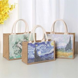 Túi Vải ToTe Họa Tiết Xanh Sơn Dầu (Thùng 350 Cái)