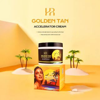 Kem Tanning HAICUIER Golden Tan 100g – Hỗ Trợ Nhuộm Da Nhanh, Giữ Màu Nâu Tự Nhiên Lâu Dài
