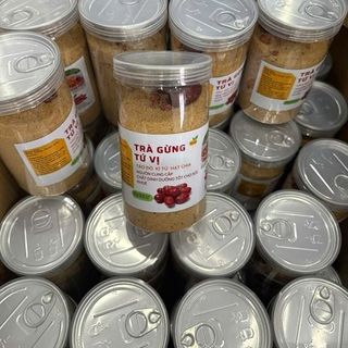 Trà Gừng Tứ Vị Hủ 500gr (Thùng 100 Hủ)