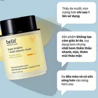 Mặt nạ ngủ BELIF Hàn Quốc 75ML