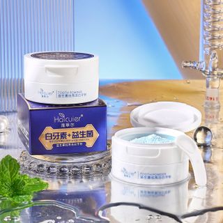Bột Trắng Răng HIH Tooth Powder Probiotics 50g – Làm Trắng Răng, Khử Mùi Hôi Miệng, Hơi Thở Thơm Mát