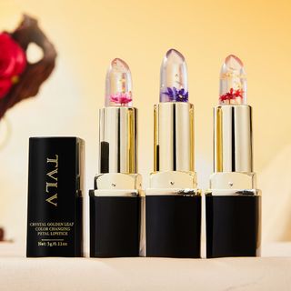Son Dưỡng Ẩm Đổi Màu TVLV Pha Lê Cánh Hoa Khô & Lá Vàng Lấp Lánh, Mẫu Hot Trend Giữ Ẩm Lâu Trôi.