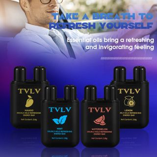 Tinh Dầu TVLV Energy Bar – Hương Mint, Chanh, Xoài, Dưa Hấu – Thanh Thư Giãn Làm Sảng Khoái Hơi Thở
