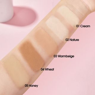 TVLV Foundation Cream – Kem nền dạng thỏi kèm cọ, 5 tone màu, che phủ khuyết điểm, mịn da, lâu trôi