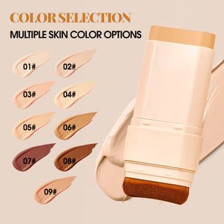 Kem Che Khuyết Điểm TVLV Matte Concealer Stick – Kèm Cọ Tán, Đa Tông Màu, Che Nếp Nhăn & Lỗ Chân Lông, Lâu Trôi