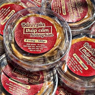 BÁNH PÍA THẬP CẨM HOÀNG KIM, 600GR – 8 TRỨNG THƯỢNG HẠNG - WINNIE HOUSE