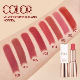 Son Thỏi Lì TVLV Light Velvet – Mịn Nhẹ, Lên Màu Chuẩn, Lâu Trôi, Không Dính Cốc