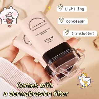 Kem Nền Dạng Thỏi TVLV Foundation Cream Che Khuyết Điểm Lâu Trôi, Kèm Cọ Tán Đa Năng, Tạo Lớp Nền Mỏng Mịn Tự Nhiên (20g)