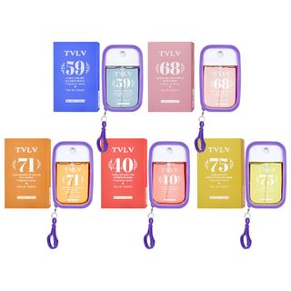 Nước Hoa Mini TVLV 45ml Dạng Xịt Kèm Vỏ Silicon Có Móc Khóa, Eau De Toilette Nhiều Mùi Hương Thơm Lâu.
