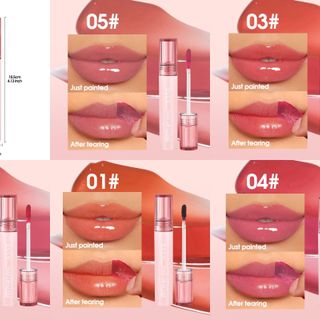 Son Bóng TVLV Tear Lip Gloss – 6 Màu Hot Trend, Lên Màu Tự Nhiên, Dưỡng Ẩm, Bóng Môi Lâu Trôi