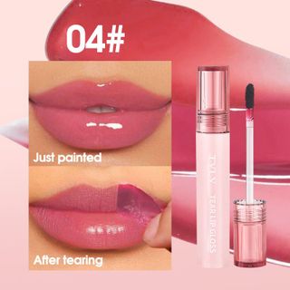 Son Bóng TVLV Tear Lip Gloss – 6 Màu Hot Trend, Lên Màu Tự Nhiên, Dưỡng Ẩm, Bóng Môi Lâu Trôi