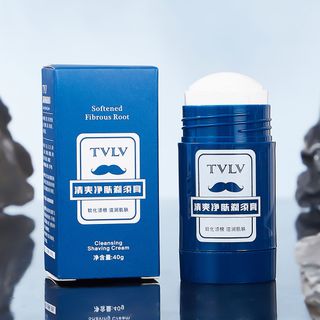 TVLV Kem rửa mặt & cạo râu 2 trong 1 cho nam 40g – Sạch da, mềm râu, dùng cho dao cạo tay & điện
