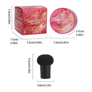 TVLV Air Cushion Blusher – Phấn má hồng dạng cushion 4 tone màu, mịn nhẹ, dễ tán, lâu trôi
