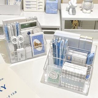 Kệ Để Bàn 5 Ngăn Trong Suốt - clip