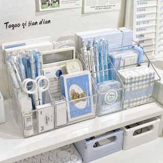 Kệ Để Bàn 5 Ngăn Trong Suốt - clip