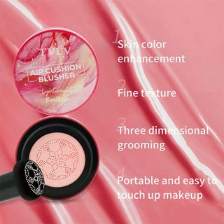TVLV Air Cushion Blusher – Phấn má hồng dạng cushion 4 tone màu, mịn nhẹ, dễ tán, lâu trôi