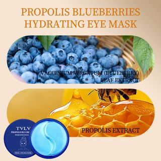 Mặt Nạ Dưỡng Ẩm Vùng Mắt TVLV Propolis Blueberry 80g – Chiết Xuất Việt Quất & Keo Ong