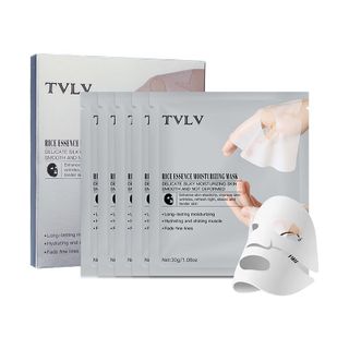 Mặt Nạ Dưỡng Ẩm TVLV Rice Essence Hộp 5 Miếng x 30g – Căng Bóng, Ngừa Nhăn, Phục Hồi & Làm Sáng Da