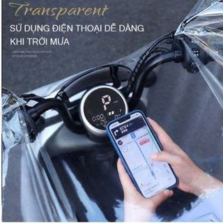 ÁO MƯA TRONG SUỐT CAO CẤP ĐI XE MÁY