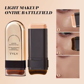 Kem Nền Che Khuyết Điểm TVLV Dạng Thỏi Có Cọ – Foundation Stick Trang Điểm Tự Nhiên, Lâu Trôi, Nhiều Tone Da