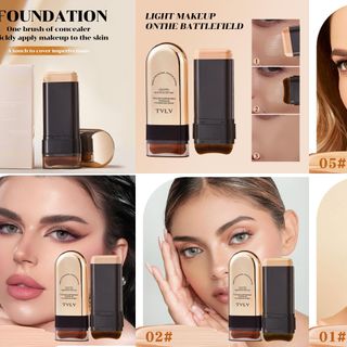 Kem Nền Che Khuyết Điểm TVLV Dạng Thỏi Có Cọ – Foundation Stick Trang Điểm Tự Nhiên, Lâu Trôi, Nhiều Tone Da