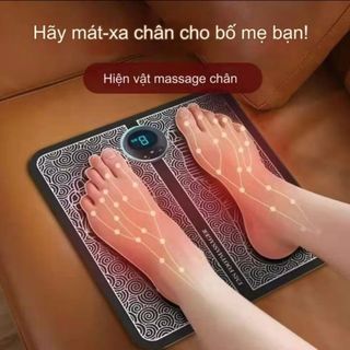 Thảm Massage Xung Điện EMS Bàn Chân Kích Thích Trực Tiếp Các Huyệt Đạo Gồm 8 Chế Độ