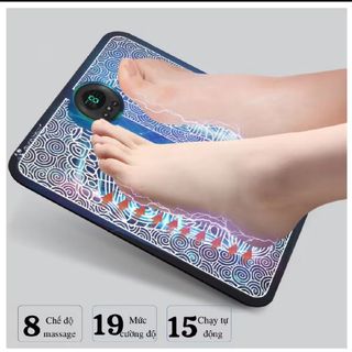 Thảm Massage Xung Điện EMS Bàn Chân Kích Thích Trực Tiếp Các Huyệt Đạo Gồm 8 Chế Độ