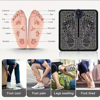 Thảm Massage Xung Điện EMS Bàn Chân Kích Thích Trực Tiếp Các Huyệt Đạo Gồm 8 Chế Độ