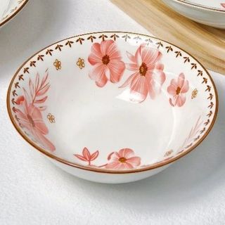 TÔ SỨ LOE HOA DỪA HỒNG SIZE 8 (20CM)