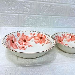 TÔ SỨ LOE HOA DỪA HỒNG SIZE 8 (20CM)