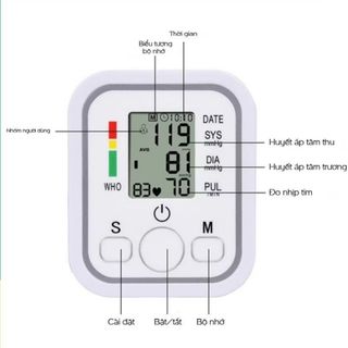 MÁY HUYẾT ÁP - ĐO CHUẨN, GIỌNG NÓI TIẾNG VIỆT DỄ SỬ DỤNG