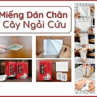 HỘP 50 MIẾNG DÁN CHÂN NGẢI CỨU THẢI ĐỘC CHÂN