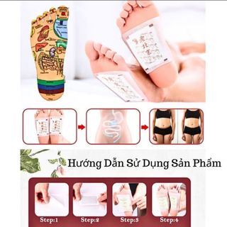 HỘP 50 MIẾNG DÁN CHÂN NGẢI CỨU THẢI ĐỘC CHÂN