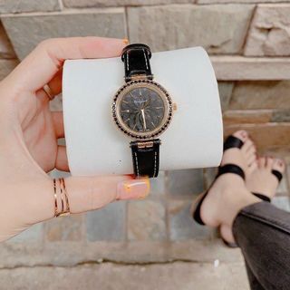 ĐỒNG HỒ NỮ SIÊU CẤP SALVATHORE DÂY DA MÀU FULLBOX