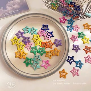Set 50 kẹp tóc ngôi sao