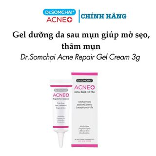 Kem phục hồi da sau mụn DR. SOMCHAI ACNE REPAIR GEL giúp mờ sẹo, vết thâm mụn, ngăn mụn quay trở lại 3g