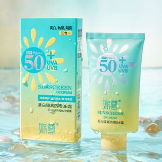Kem Chống Nắng NUWJON SPF50+ PA+++ BB Cream Xanh – Chống Nắng, Làm Đều Màu & Dưỡng Da